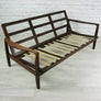 Vintage Afromosia framed three seater sofa