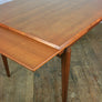 Vintage Extending Dining Table & Six Reupholstered Dining Chairs