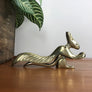 Vintage Brass Squirrel Nutcrackers