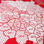 'London' screenprint by James Brown