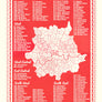 'London' screenprint by James Brown
