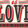 'Work is Love Made Visible' screenprint by James Brown