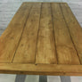 Reclaimed A-frame rustic trestle table - 190 x 90cm (grey)