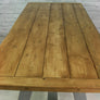 Reclaimed A-frame rustic trestle table - 190 x 90cm (grey)