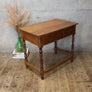 antique_oak_serpentine_side_console_table
