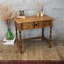 antique_oak_serpentine_side_console_table