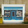 'Bakery' screenprint by James Brown