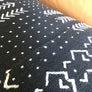 Black Mud Cloth Cushion Cover - 60cm x 40cm - Print #4