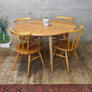 Mid Century Ercol Model 384 Drop Leaf Dining Table - 1008b