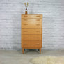 Vintage 1950s E-Gomme Tallboy Chest of Drawers