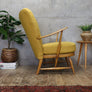 Rare Mid Century Ercol Wingback Armchair - 1003h