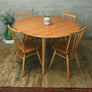 Vintage Ercol Model 383 Drop Leaf Dining Table - 1308d