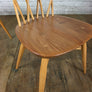 X3 Vintage Mid Century Ercol Candlestick Chiltern Chairs