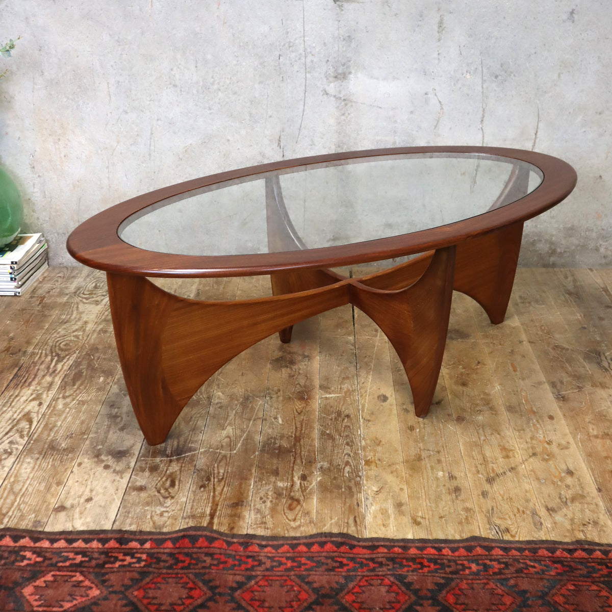 Mid Century GPlan Astro Coffee Table 1102b Mustard Vintage