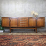 Mid Century G-Plan Large Fresco Teak Sideboard - 2406a