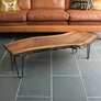 Solid Walnut Hairpin Leg Coffee Table