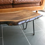 Solid Walnut Hairpin Leg Coffee Table