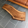 Solid Walnut Hairpin Leg Coffee Table