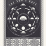 'The Phases of The Moon' screenprint by James Brown