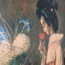 john_gilroy_oriental_lady_vintage_mid_century_picture
