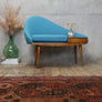 Mid Century Chippy Heath Curved Upholstered Telephone Seat - 2705i