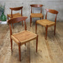 X4 Teak Arne Hovmand Olsen Dining Chairs - 1903d