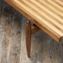 Large Mid Century Oak & Walnut Coffee Table - 0107c