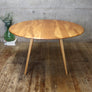 Mid Century Ercol Model 384 Drop Leaf Dining Table - 0110b