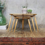 Ercol Elm & Beech Pebble Nest of Tables - 1008e