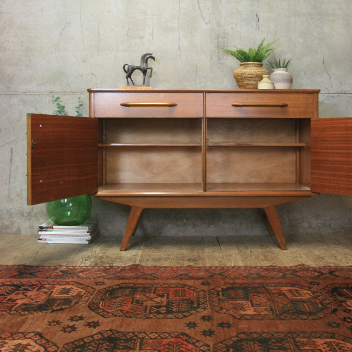 Mid Century EGomme Redford Sideboard 2510a Mustard Vintage