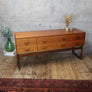 Mid Century G-Plan Quadrille Teak Chest of Drawers / Sideboard - 0402l