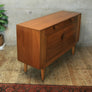 Small Mid Century Walnut Sideboard - 0707d