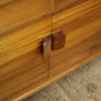 Small Mid Century Walnut Sideboard - 0707d