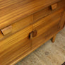 Small Mid Century Walnut Sideboard - 0707d