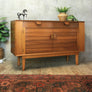 Small Mid Century Walnut Sideboard - 0707d