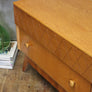 Mid Century Oak Chest of Drawers / Bedside Table 1 (One of a pair) - 0411b