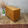Mid Century Oak Media Cabinet Sideboard - 1202h