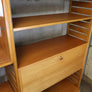 X2 Bays of Mid Century Ladderax Modular Shelving Units - 0303d