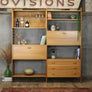 X2 Bays of Mid Century Ladderax Modular Shelving Units - 0303d