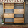 X2 Bays of Mid Century Ladderax Modular Shelving Units - 0303d