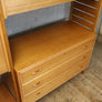 X2 Bays of Mid Century Ladderax Modular Shelving Units - 0303d