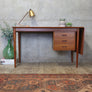 Mid Century Teak Arne Vodder Extending Desk - 2304j