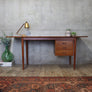 Mid Century Teak Arne Vodder Extending Desk - 2304j
