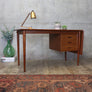 Mid Century Teak Arne Vodder Extending Desk - 2304j
