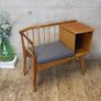 Mid Century Chippy Heath Telephone Seat - 1706e