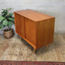 Danish Teak Media Cabinet Sideboard - 1006c
