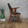 mid_century_teak_danish_thonet_mudcloth_tribal_boho_armchair_desk_chair