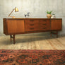 Large Mid Century Teak Sideboard Media Unit - 2102e