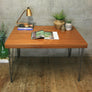 Hairpin Teak Desk / Table - *IN STOCK* 0204b