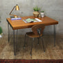 Hairpin Teak Desk / Table - *IN STOCK* 0204b